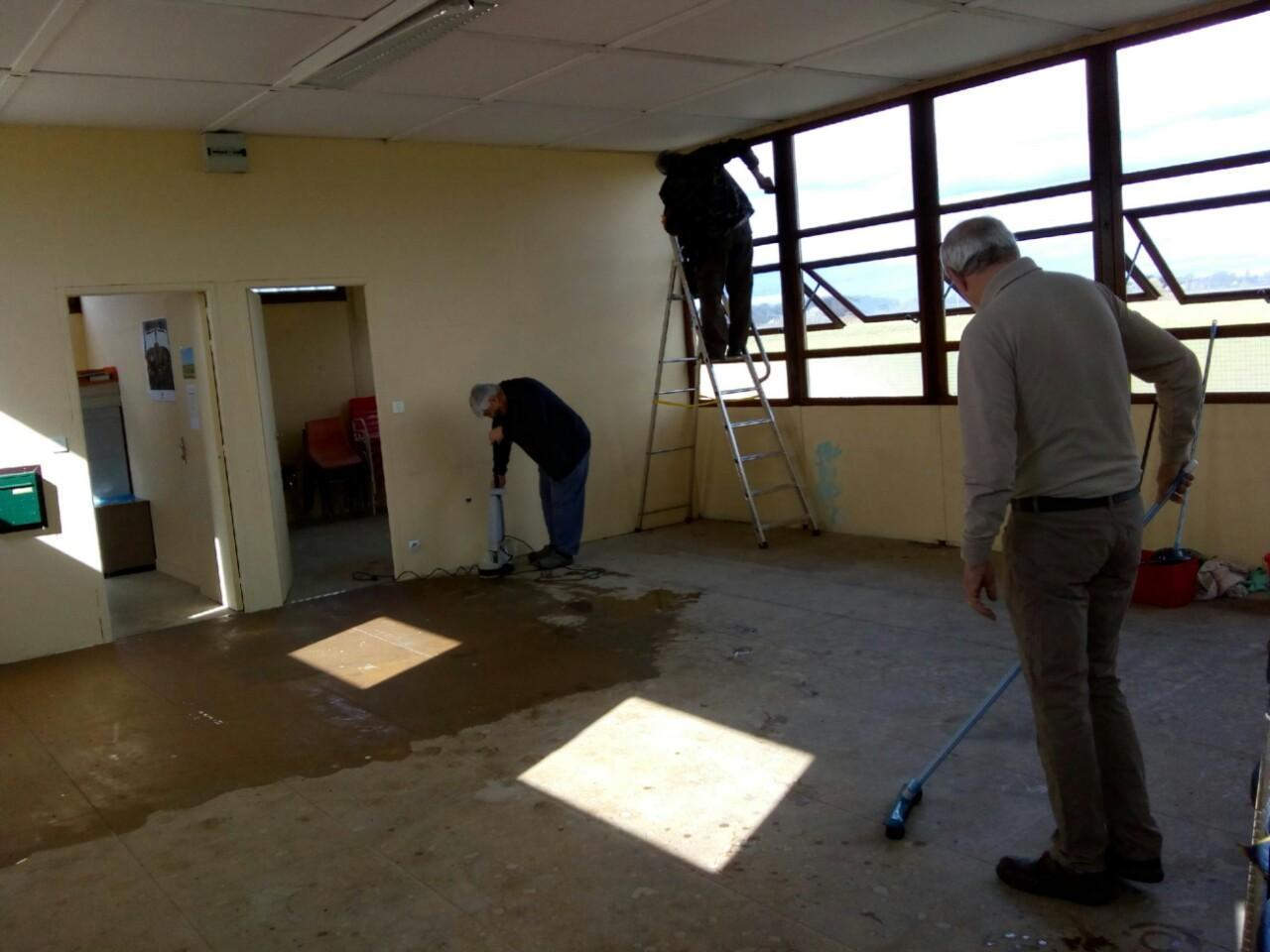 Nettoyage intérieur du Club House