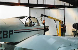 Finition du Jodel D113