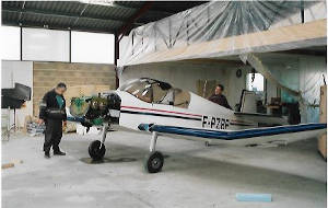 Finition du Jodel D113